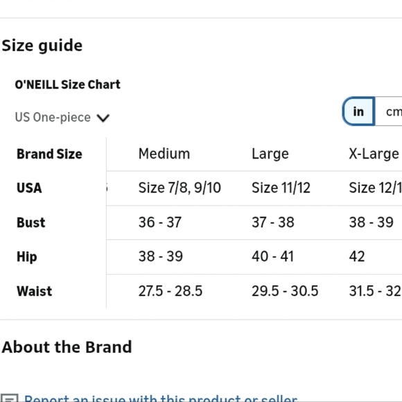 O'NEILL Women's Surfside Bralette Bikini Eliza Ditsy  / SLATE "TOP ONLY" NEW - Picture 10 of 10